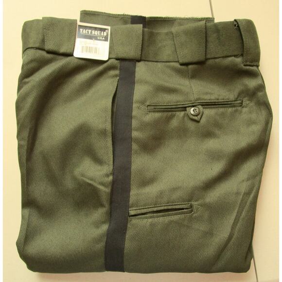 Tact Squad 7003G Security Uniform Pants Trousers 30 Tall Green - Picture 1 of 5